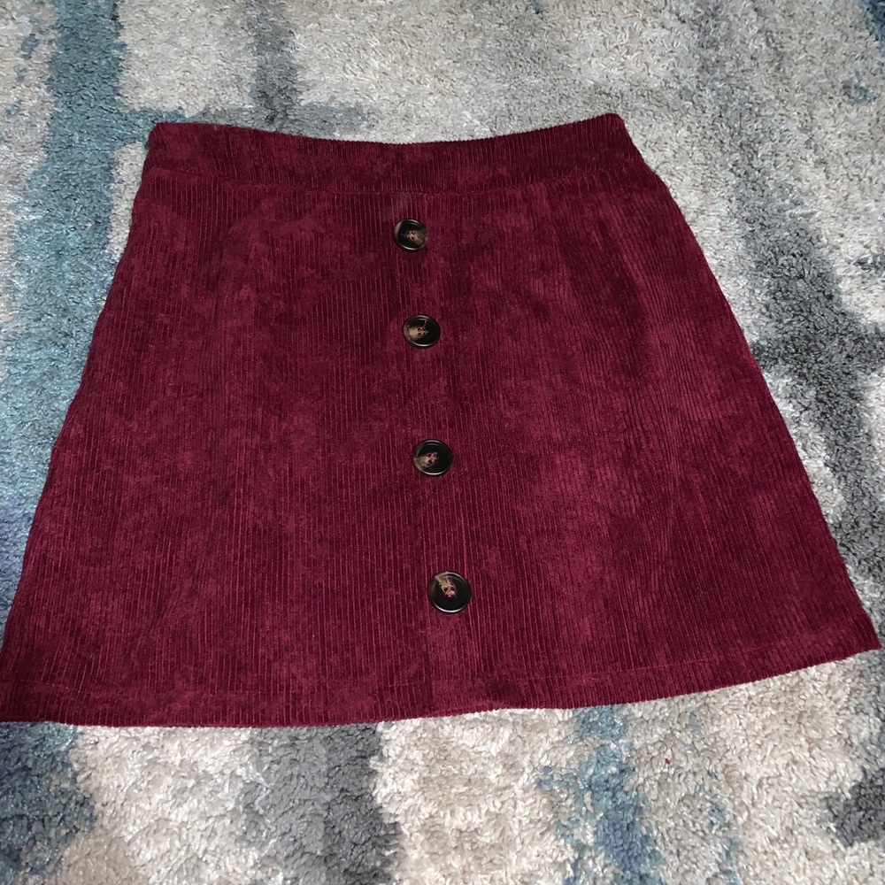 velvet skirt!
